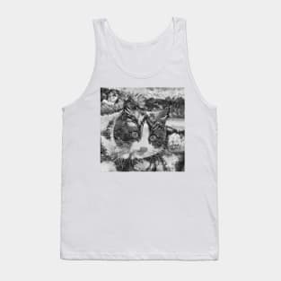 AnimalArtBW Cat 003 Tank Top